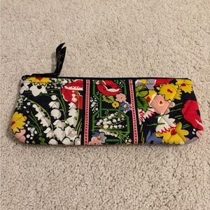 Vera Bradley Small Cosmetic Bag in Poppy Fields